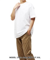 Hanes/ヘインズ BEEFY ビーフィー メンズ クルーネック 半袖 Tシャツ かっこいい 綿100％ 男女兼用 無地 彼氏 夫 息子 プレゼント 通販(H5180L)(1.ホワイト-XXL)