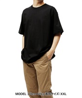 Hanes/ヘインズ BEEFY ビーフィー メンズ クルーネック 半袖 Tシャツ かっこいい 綿100％ 男女兼用 無地 彼氏 夫 息子 プレゼント 通販(H5180L)(2.ブラック-XXL)