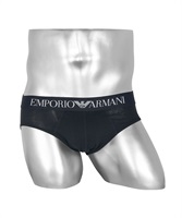 EMPORIO ARMANI/エンポリオ アルマーニ CORE LOGO メンズ ブリーフ 下着 シンプル ロゴ ワンポイント 彼氏 夫 息子 通販 父の日 プレゼント(3.ネイビー-海外S(日本M相当))