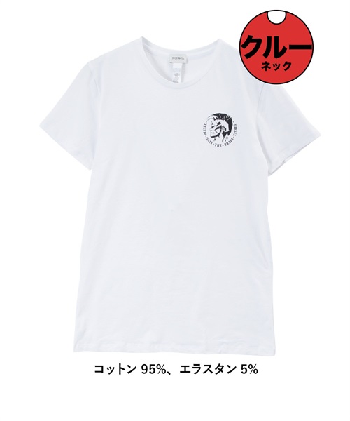 【海外購入】ディーゼル　半袖　Tシャツ　ホワイト　新品　未使用　DIESELロゴ