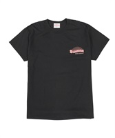 JHANKSON/ジャンクソン SUNRISE RESTAURANT TEE メンズ Tシャツ おしゃれ かっこいい 綿 野球 ベースボール スポーツ ロゴ ワンポイント キャラクター キャラ 彼氏(3.ブラック-M)