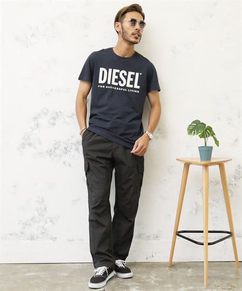DIESEL T-Diego-Logo T-shirt│ディーゼル メンズ ロゴ Tシャツ ...