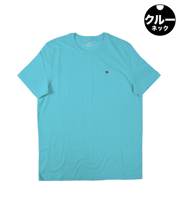 トミー ヒルフィガー TOMMY HILFIGER Core Flag Core Plus メンズ Tシャツ 男女兼用 クルーネック 半袖 ペア 綿 刺繍 ロゴ 【メール便】(10.Cレイク-海外XL(日本XXL相当))