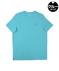 トミー ヒルフィガー TOMMY HILFIGER Core Flag Core Plus メンズ Tシャツ 男女兼用 クルーネック 半袖 ペア 綿 刺繍 ロゴ 【メール便】(10.Cレイク-海外S(日本M相当))