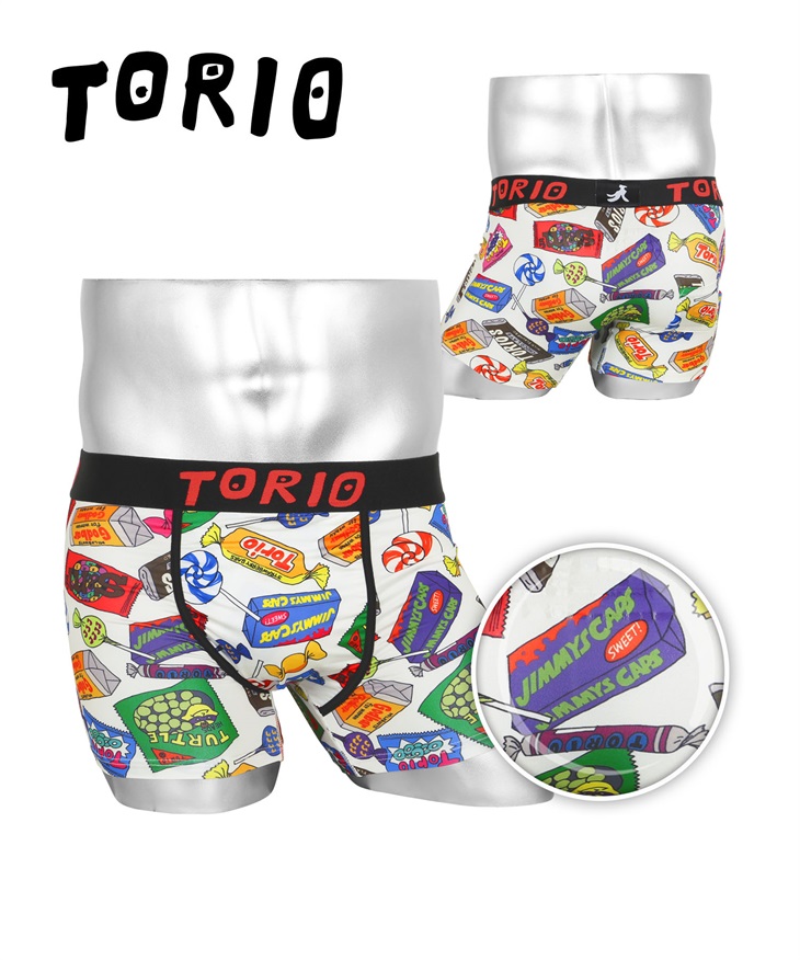 トリオ TORIO トリオ メンズ ボクサーパンツ 【メール便】(おかし-M)
