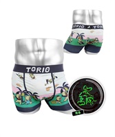 トリオ TORIO トリオ メンズ ボクサーパンツ2 ギフト ラッピング無料 おしゃれ かわいい おもしろ キャラ アニマル(1.ブタパンツ-M)