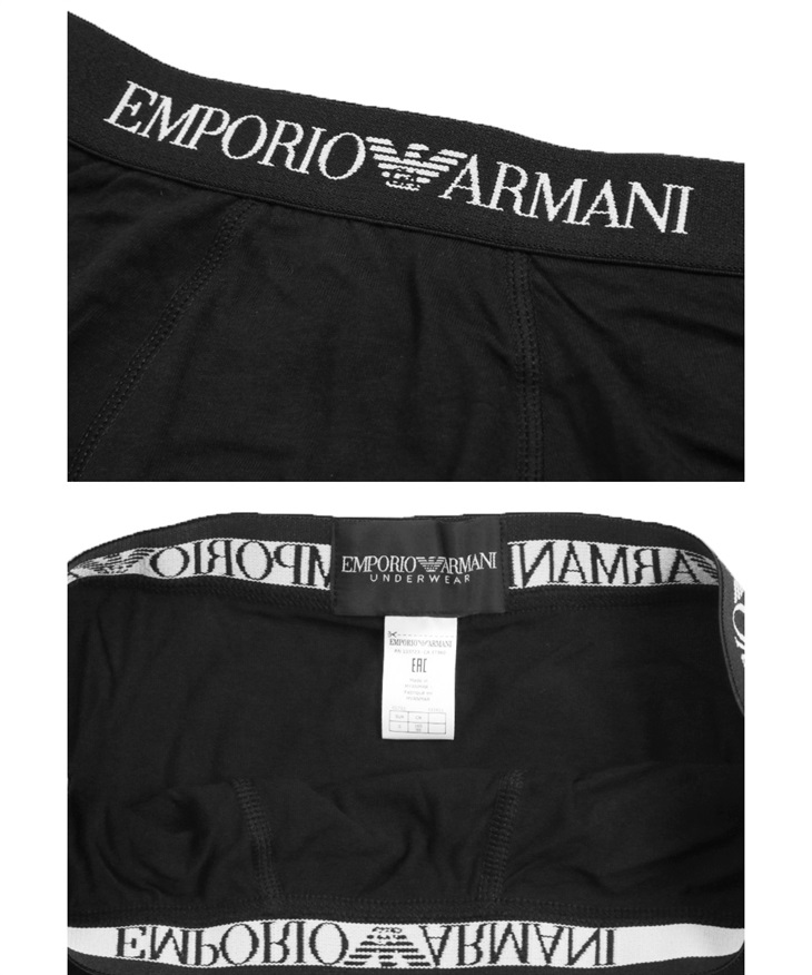 エンポリオ アルマーニ EMPORIO ARMANI 【3枚セット】Genuine cotton 