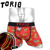 TORIO トリオ ボクサーパンツ メンズ パンツ 男性 下着 ブランド アンダーウェア ボクサーブリーフ TRAP(111770) 芸能人 愛用 彼氏 夫 息子  通販 【メール便】