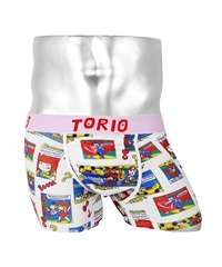トリオ TORIO コミック メンズ ボクサーパンツ 【メール便】(ホワイト-M)