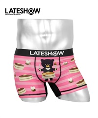 レイトショー LATESHOW LS メンズ ボクサーパンツ 【メール便】(BEARBEEandPANCAKE-M)