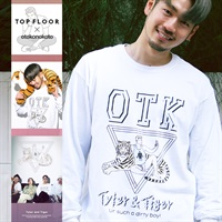 otokonokotoコラボ　「Tyler&Tiger」プリントロンT│メンズ　ユニセックス　ロングスリーブTシャツ 長袖Tシャツ