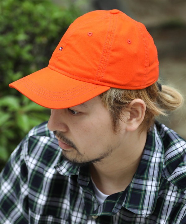 TOMMY HILFIGER AM MINI FLAG CAP【クーポン対象外】(Burnt Orange-フリーサイズ)