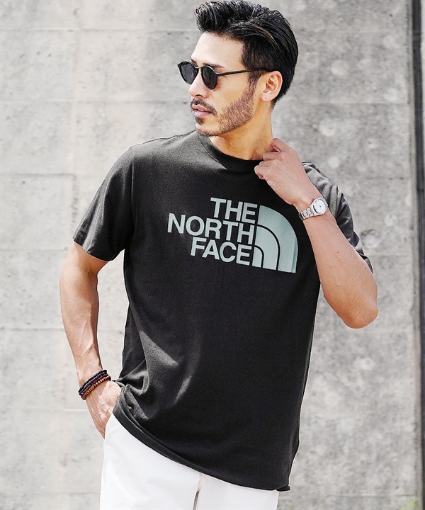 THE NORTH FACE M S/S HALF DOME TEE【クーポン対象外】(TNF Black×A Grey-M)