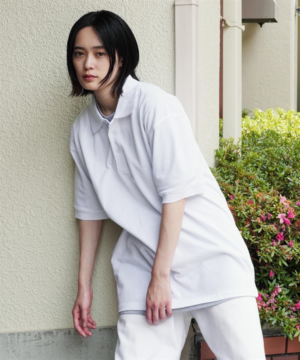 Shaka Wear(シャカウェア) ポロシャツ(White-M)