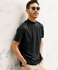カノコモックネックTシャツ(ブラック-M)