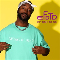 EF DOM TO DO(イーエフダムトゥードゥー)Whats up? グラフィック Tシャツ 半袖 プリント ショートスリーブTEE