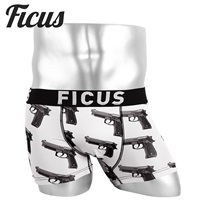 FICUS フィークス ボクサーパンツ メンズ パンツ 男性 下着 ブランド アンダーウェア ボクサーブリーフ GUN SHOTS (505708) 彼氏 夫 息子 プレゼント 通販