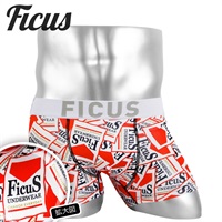 FICUS フィークス ボクサーパンツ メンズ パンツ 男性 下着 ブランド アンダーウェア ボクサーブリーフ Red Cigarette (505710) 彼氏 夫 息子 プレゼント 通販