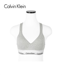 カルバンクライン Calvin Klein MODERN COTTON レディース ノンワイヤーブラ(グレー-海外XS(日本S相当))