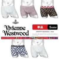 Vivienne Westwood ヴィヴィアン ウエストウッド ボクサーパンツ メンズ パンツ 男性 下着 ブランド アンダーウェア ボクサーブリーフ GRAFFITI SQUIGGLE 彼氏 夫