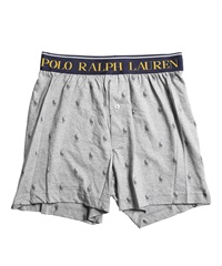 ポロ ラルフローレン POLO RALPH LAUREN Knit Boxer メンズ ニット トランクス 【メール便】(4.ヘザーグレードット-海外S(日本M相当))