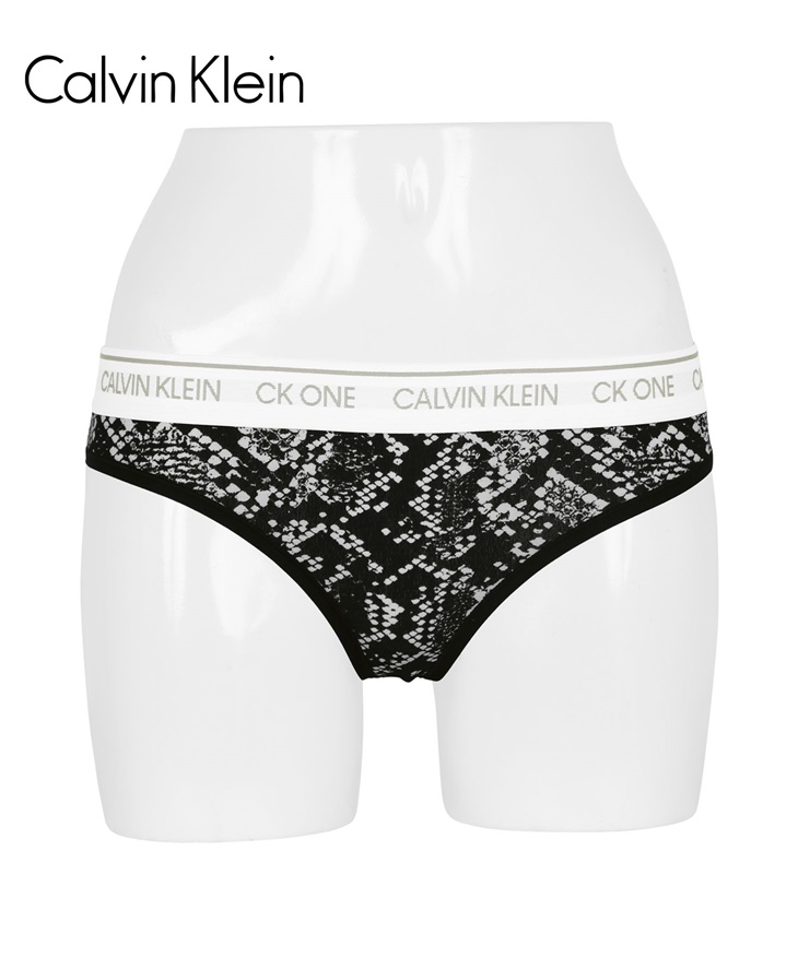 カルバンクライン Calvin Klein CK ONE COTTON レディース Tバック 【メール便】(ラトルスネーク-海外XS(日本S相当))