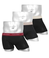 カルバンクライン Calvin Klein 【3枚セット】COTTON CLASSICS メンズ ボクサーパンツ(5.ブラックカーペットセット-海外S(日本M相当))