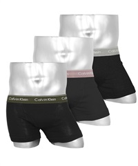 カルバンクライン Calvin Klein 【3枚セット】COTTON CLASSICS メンズ ボクサーパンツ(ブラックオリーブセット-海外S(日本M相当))