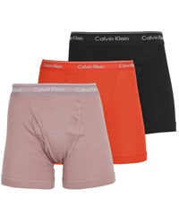 カルバンクライン Calvin Klein 【3枚セット】COTTON CLASSICS メンズ ロングボクサーパンツ(10.トープベージュセット-海外S(日本M相当))