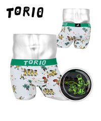 トリオ TORIO メンズ ボクサーパンツ ギフト ラッピング無料 おしゃれ かっこいい おしゃれ フラワー 花柄 キャラ アニマル ワンポイント(1.ジャマイカンバナナ-M)