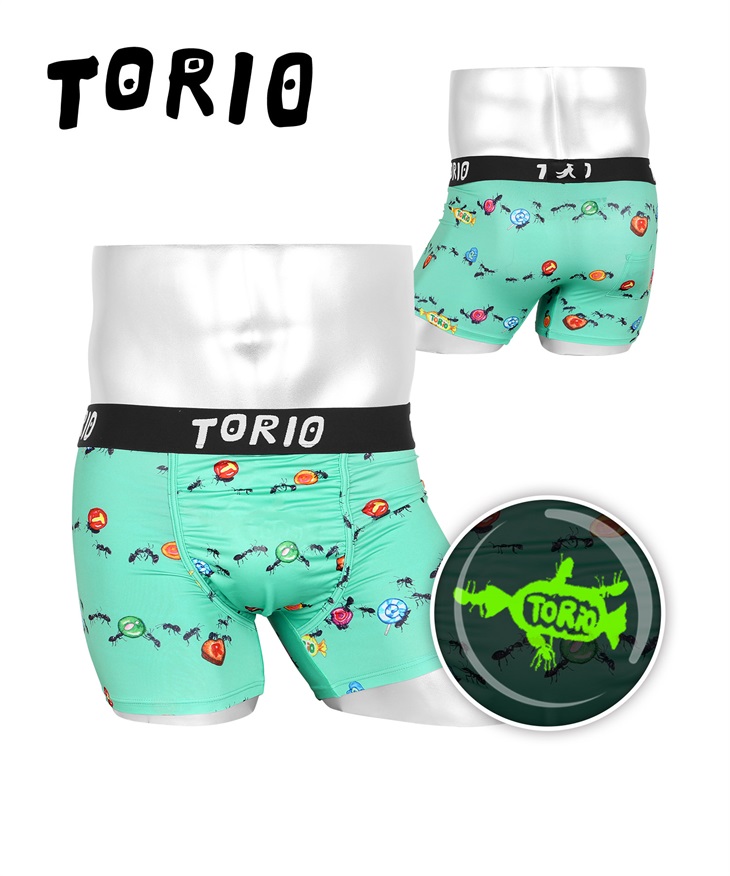 トリオ TORIO トリオ メンズ ボクサーパンツ 【メール便】(ありんこ-M)