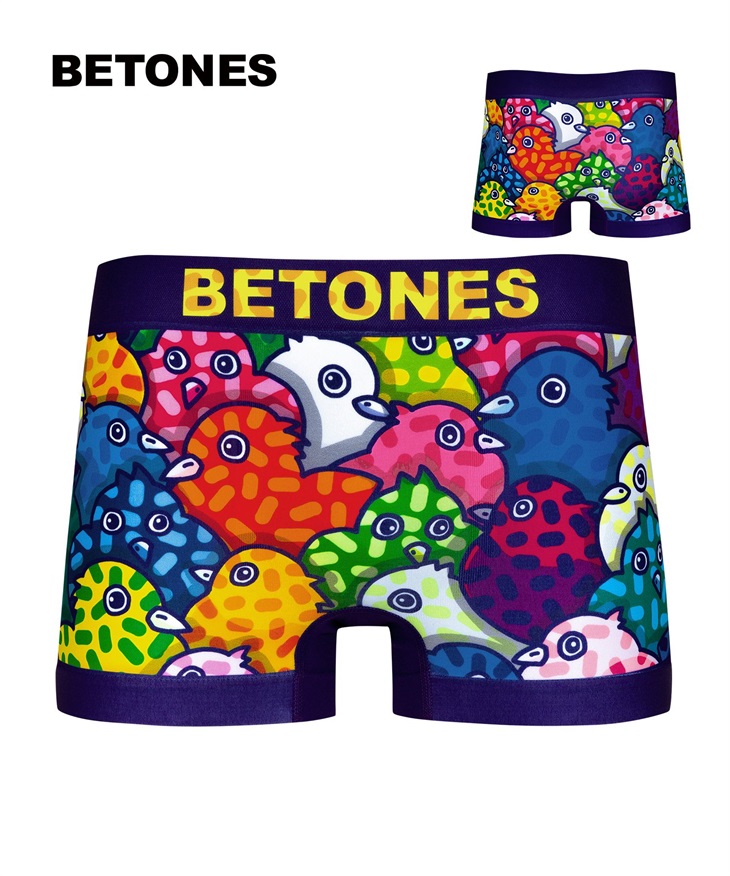 ビトーンズ BETONES BETONES メンズ ボクサーパンツ(11.PIPI(ブルー)-フリーサイズ)