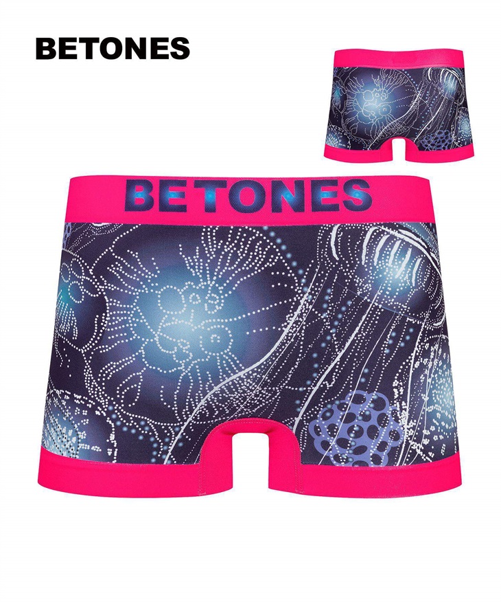 ビトーンズ BETONES BETONES メンズ ボクサーパンツ 【メール便】(MEDUSA(ピンク)-フリーサイズ)