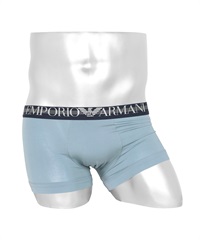 エンポリオ アルマーニ EMPORIO ARMANI SOFT MODAL メンズ ローライズ ボクサーパンツ ギフト かっこいい 浅め 高級 ブランド ロゴ 無地(7.Mジャスミン-海外S(日本M相当))