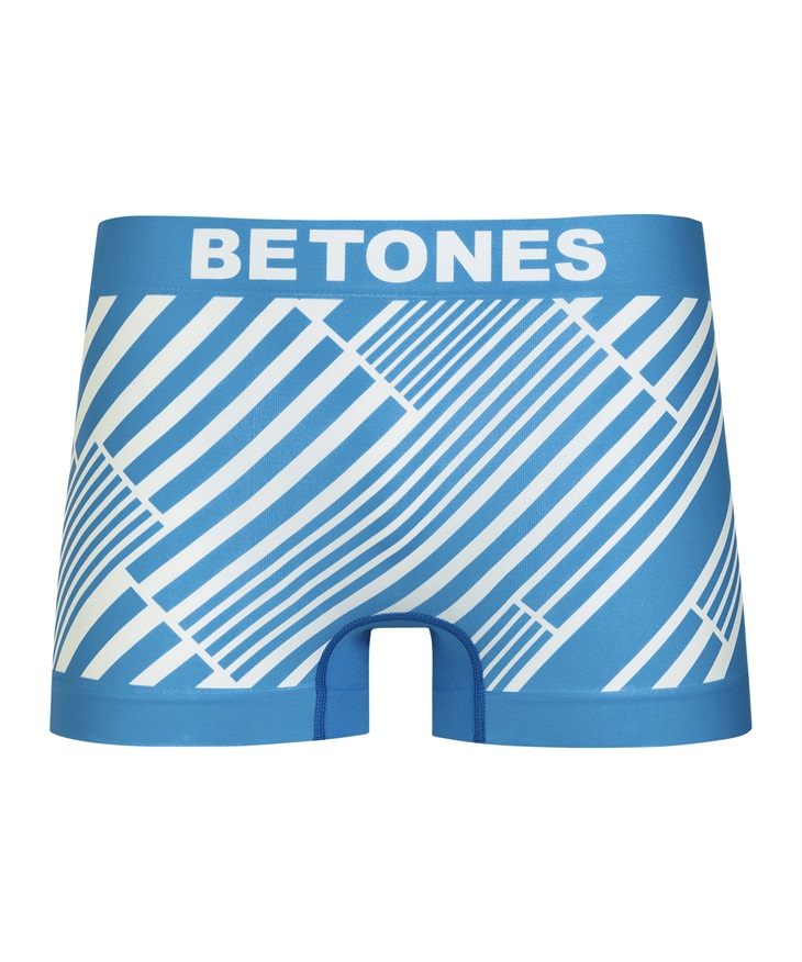 ビトーンズ BETONES BETONES メンズ ボクサーパンツ フリーサイズ 速乾 プリント シームレス 立体成型 蒸れない 安い 前閉じ ツルツル(7.MINERAL(ライトブルー)-フリーサイズ)