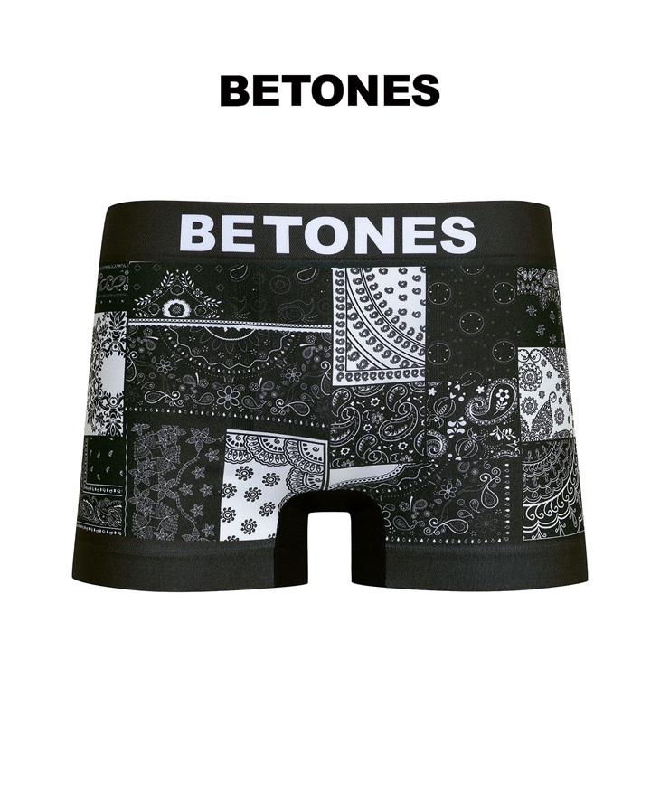 ビトーンズ BETONES BETONES メンズ ボクサーパンツ(1.BANDANA(ブラック)-フリーサイズ)