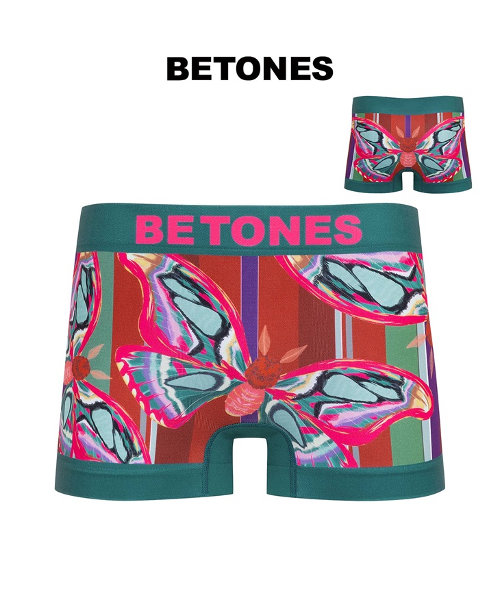 ビトーンズ BETONES BETONES メンズ ボクサーパンツ 【メール便】(BONITA(グリーン)-フリーサイズ)