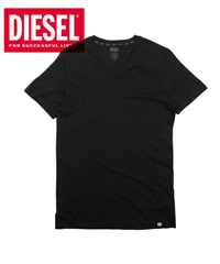 ディーゼル DIESEL Essentials メンズ 半袖 Tシャツ 【メール便】(【V】Cブラック-海外XS(日本S相当))