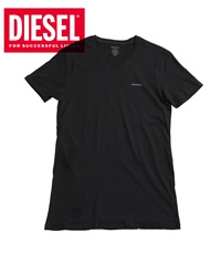 ディーゼル DIESEL Essentials メンズ 半袖 Tシャツ 【メール便】(【V】Dブラック-海外XS(日本S相当))