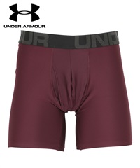 アンダーアーマー UNDER ARMOUR UA Tech 6 Boxerjock メンズ ロングボクサーパンツ 【メール便】(ダークマルーンレッド-海外SM(日本M相当))