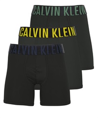 カルバンクライン Calvin Klein 【3枚セット】Intense Power Micro メンズ ロングボクサーパンツ(2.クールライムイエローセット-海外S(日本M相当))