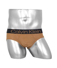 カルバンクライン Calvin Klein Naturals メンズ ブリーフ ギフト ラッピング無料 おしゃれ かっこいい ツルツル 高級 ハイブランド 無地 ロゴ ワンポイント 【メール便】(3.サンダルウッド-海外S(日本M相当))