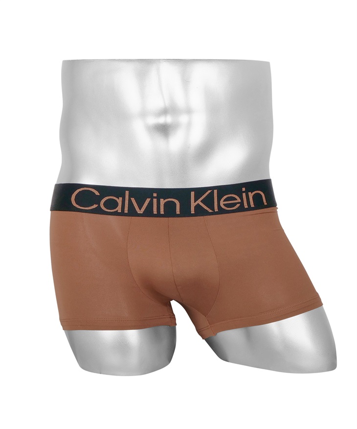 カルバンクライン Calvin Klein Naturals メンズ ローライズ ボクサーパンツ 綿 かっこいい 高級 ブランド おしゃれ 浅め ロゴ 無地 【メール便】(3.ラシット-海外XL(日本XXL相当))