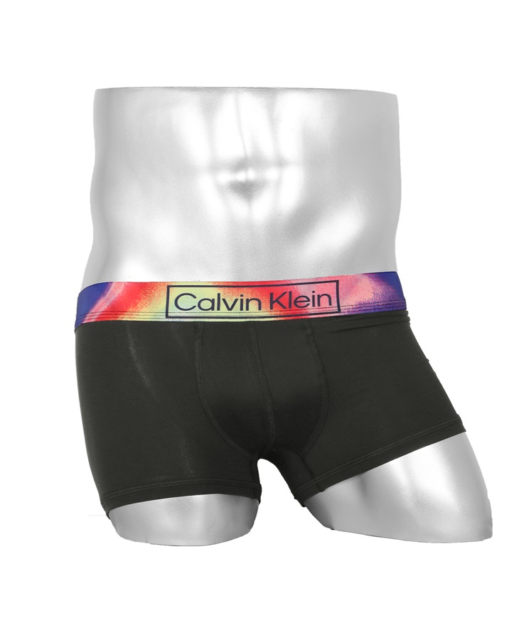 カルバンクライン Calvin Klein Reimagined Heritage Pride Micro メンズ ボクサーパンツ おしゃれ ブランド 無地 迷彩 カモ柄 【メール便】(1.ブラック-海外S(日本M相当))