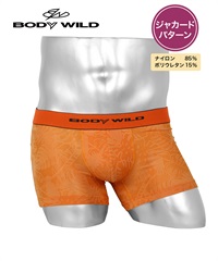 グンゼ GUNZE BODY WILD ジャカード メンズボクサーパンツ 【メール便】(オレンジ107J-M)