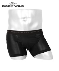 グンゼ GUNZE BODY WILD STANDARD 3D-BOXER 成型 メンズ ボクサーパンツ 【メール便】(ブラック084J-M)