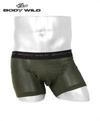 グンゼ GUNZE BODY WILD STANDARD 3D-BOXER 成型 メンズ ボクサーパンツ 【メール便】(カーキ084J-M)