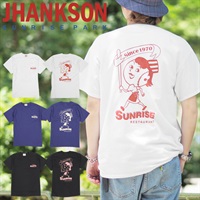 JHANKSON/ジャンクソン SUNRISE RESTAURANT TEE メンズ Tシャツ おしゃれ かっこいい 綿 野球 ベースボール スポーツ ロゴ ワンポイント キャラクター キャラ 彼氏