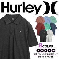 ハーレー Hurley ACE VISTA POLO SS メンズ 半袖 ポロシャツ ギフト ラッピング無料 無地 おしゃれ  ロゴ ワンポイント 【メール便】