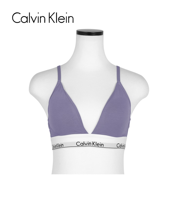 カルバンクライン Calvin Klein Modern Cotton Triangle レディース ブラレット 【メール便】(スプラッシュグレープ-海外XS(日本S相当))